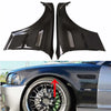 BMW M3 E46 2001-2006 Real Carbon Fiber Front Side Vent Fender Panel Cover