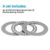 10 x AXK2035 Thrust Needle Roller Bearings 20mm x 35mm x 2mm & AS2035 Washer