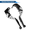 Honda CBR600RR (2003-2016) Silver Black Adjustable Brake Clutch Levers