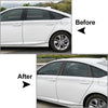 Honda Accord 6Pcs Carbon Fiber Look Door Window Trim Covers (2018-2021)