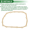Honda Civic, HR-V Car Oil Pan Gasket (2014-2025, 2016-2025)