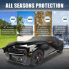 Chevy Camaro (2010 - 2021) Zipper Black Waterproof Aluminum Film Car Cover