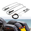 Harley Touring Road King Saddlebag Lid Top Rail & LED Light (1994-2013)