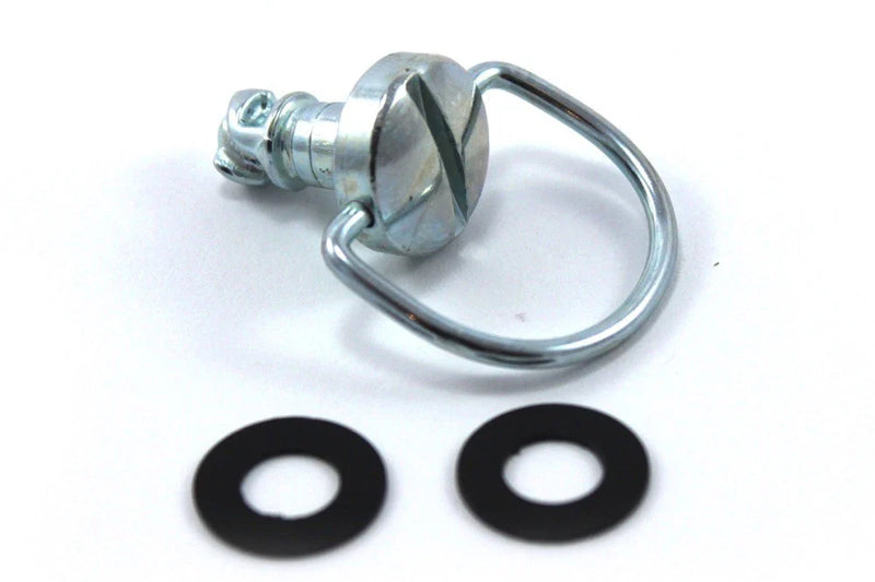 2 x Dzus 9mm D-Ring Slotted Motorcycle Fairing Bolts Kit Select Length
