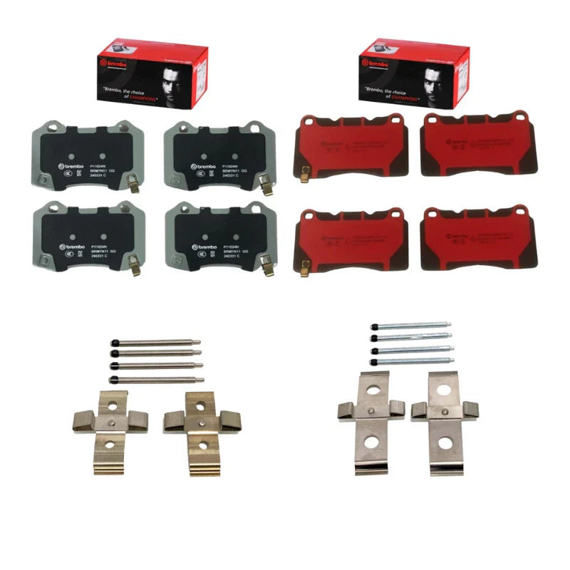 VE Commodore SS SSV Brake Pad Set Brembo Front & Rear (2006–2013)