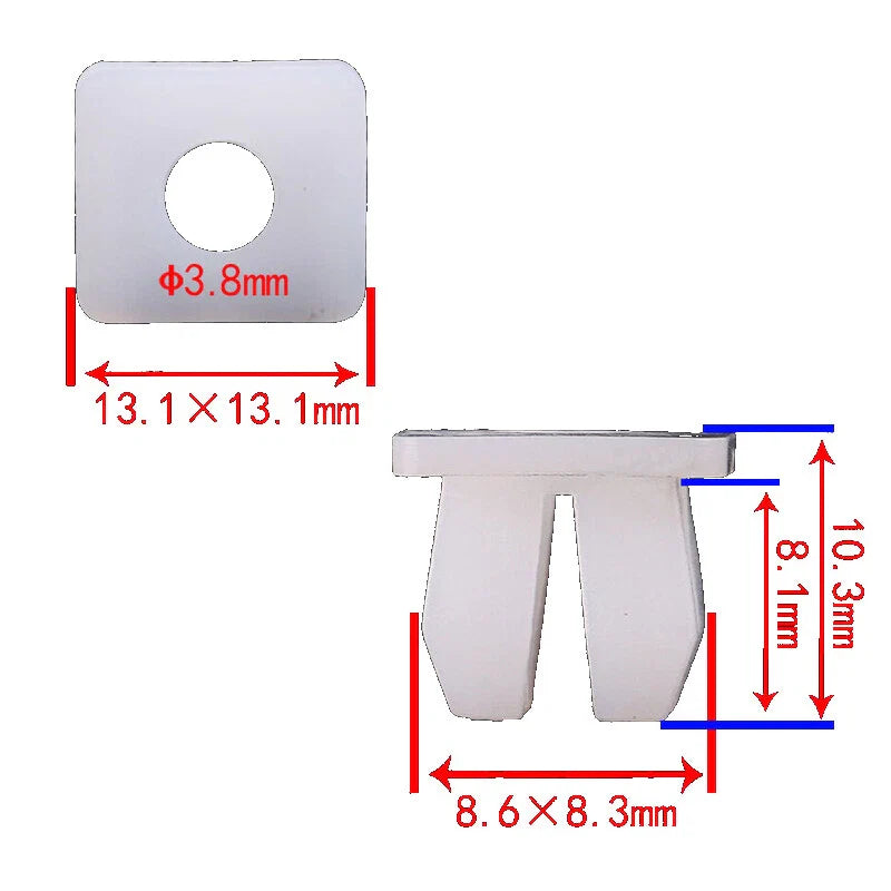 Toyota Honda Mazda Nylon Nut Screw Grommet Clip