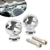 Harley Touring 32mm 1.25" Fat Handlebar Risers Clamp Chrome
