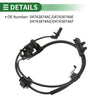 Dodge Journey Right Rear 1 x ABS Wheel Speed Sensor