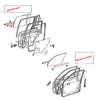 Toyota Land Cruiser FZJ80 HDJ80 HZJ81 1990-1997 Door Glass Weatherstrip