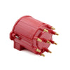 Chevrolet DC 12V Red Ignition Distributor Cap and Rotor External Coil