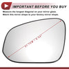 Toyota RAV4 Heated Left Driver Side Mirror Glass (2019-2022)