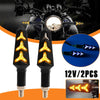 LED Motorcycle Turn Signal Indicator Lights DRL Brake Lamp 2 x