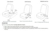 HJ HX HZ Sedan Wagon Panel Van Utility Complete Seat Belt Kit (1974-1980)