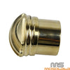 Custom Chopper Bobber 1.75" Brass Exhaust Tip (Universal)