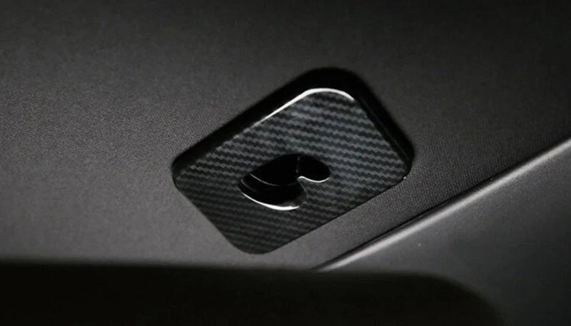 Range Rover Velar Carbon Fiber Rear Roof Hook Cover Trim (2018-2023)