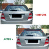 Benz C Class S204 Wagon Gloss Black Rear Boot Spoiler Lip (2008-2014)