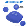 Suzuki 2 Button Silicone Dark Blue Car Remote Key Fob Case Protectors
