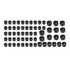 Harley Twin Cam Road Glide Engine Bolt Caps Cover Kit  Black (1999-2006)