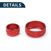 BMW 1 2 3 3 Series 4 Series Red 3 Pcs Switch Knob Cover