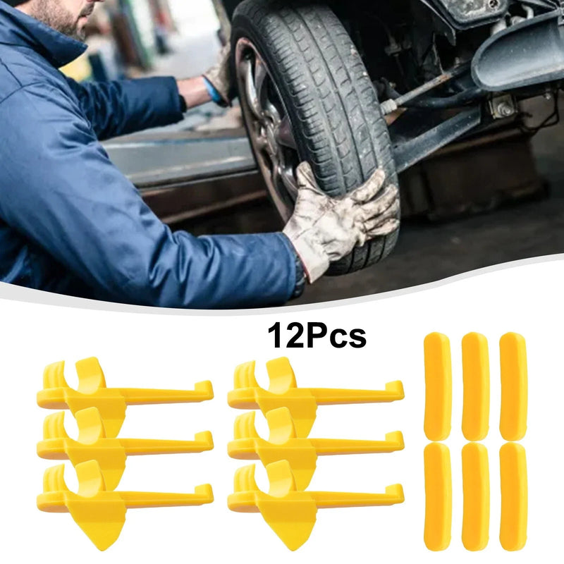 Car 12x Car Tire Changer Nylon Mount Demount Duck Head Insert Tyre Rim Protector