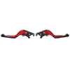 Suzuki GSXR600 GSXR750 CNC Red Extendable Brake Clutch Levers (2004-2005)