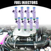 Ford F-150 (2009-2010) Metal Purple 8 Pcs Fuel Injectors