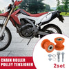 Motorcycle Mini Bike 2 x 8mm 10mm Chain Roller Pulley Tensioner