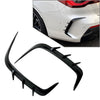 BMW 4 Series G22 G23 M-Sport Rear Bumper Splitter Canard Trim (21-22)
