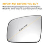 Mercedes Viano Left Side White Heated Mirror Glass (2010-2020)