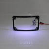 Harley Touring Black Rear License Plate Frame Bracket w/Light (2009-2023)
