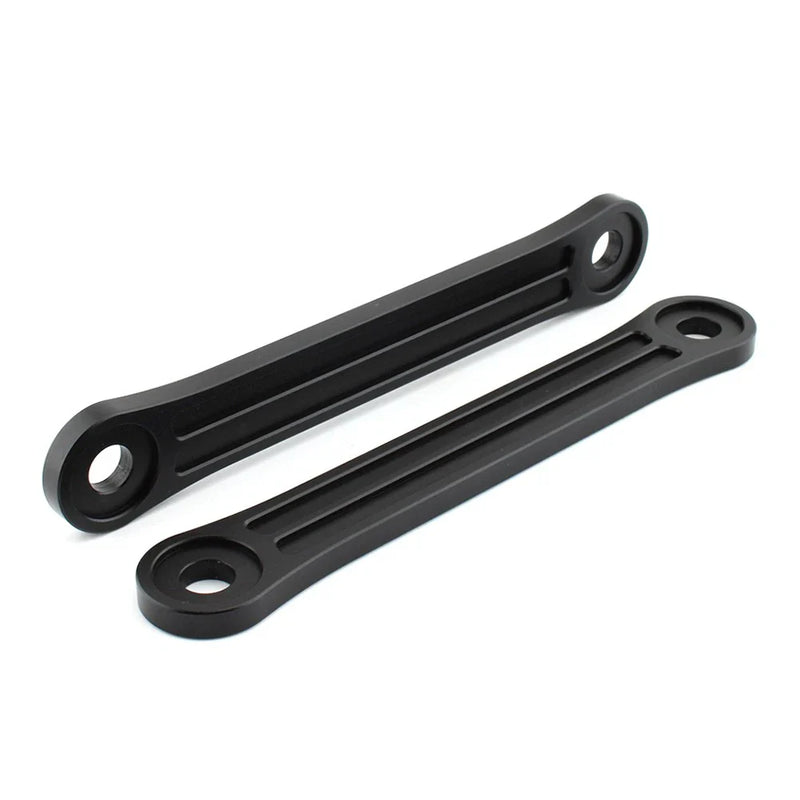 TIGER 800 2 x Motorcycle Rear Suspension Linkage Lowering Kit Black Alloy