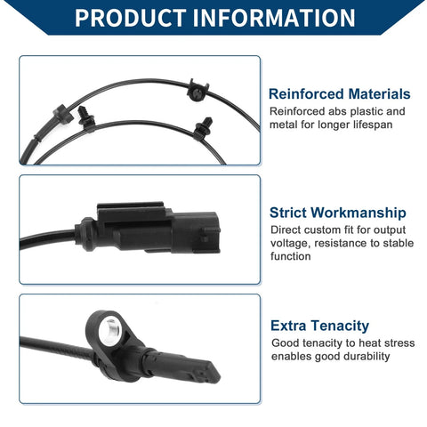 Chevrolet Equinox (2018-2024) Front ABS Wheel Speed Sensor