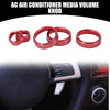 Mazda MX-5 (2009-2015) - 5 Pcs Media Volume Switch Knob Cover Ring