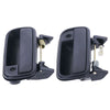 Toyota Hilux 4pc Textured Black Outer Door Handles (1988-1997)