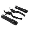 BMW S1000XR Black Extendable Brake Clutch Lever Grip Set (2015-2021)