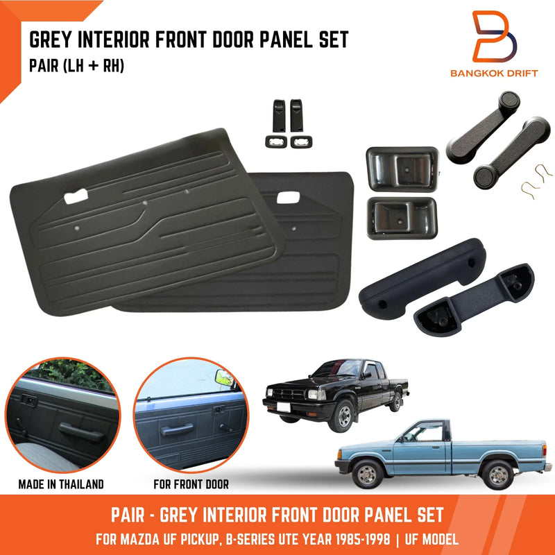 Mazda B-Series Bravo Grey Interior Door Panel Handle Lock (1985-1998)