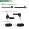Dodge Dakota 6 x Front Suspension Kit Inner Outer Tie Rod End with Boot