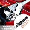 Motorcycle Set Master Cylinder Bleeder Screw Dust Cap Washer M10x1.25
