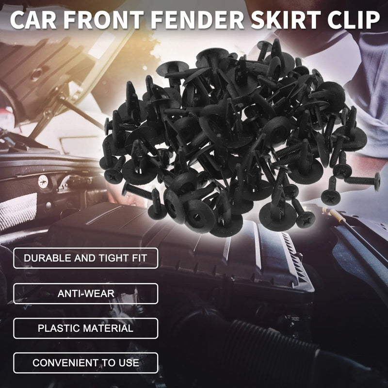 Ford Edge, Escort 50 x Front Fender Skirt Clips (2007-2014, 1981-2003)