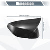 INFINITI Q50 Pair Rearview Mirror Cover Overlay Carbon Fiber Pattern