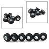 Harley Softail FXWG 6 x Black Gas Tank Mounts