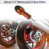 Motorcycle Slider Frame 10mm with 2 x Bolts Orange