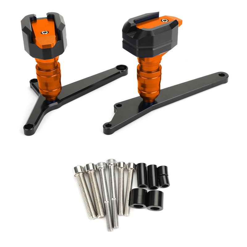 KTM RC 390 Crash Pads Engine Guard Orange (2014-2018)