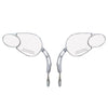 Harley Softail, Touring, Sportster 883-1200 Black/Chrome Rear-View Mirrors