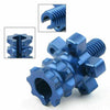 Motorcycle Dirt Bike Blue CNC M8 Clutch Brake Cable Adjuster Screw