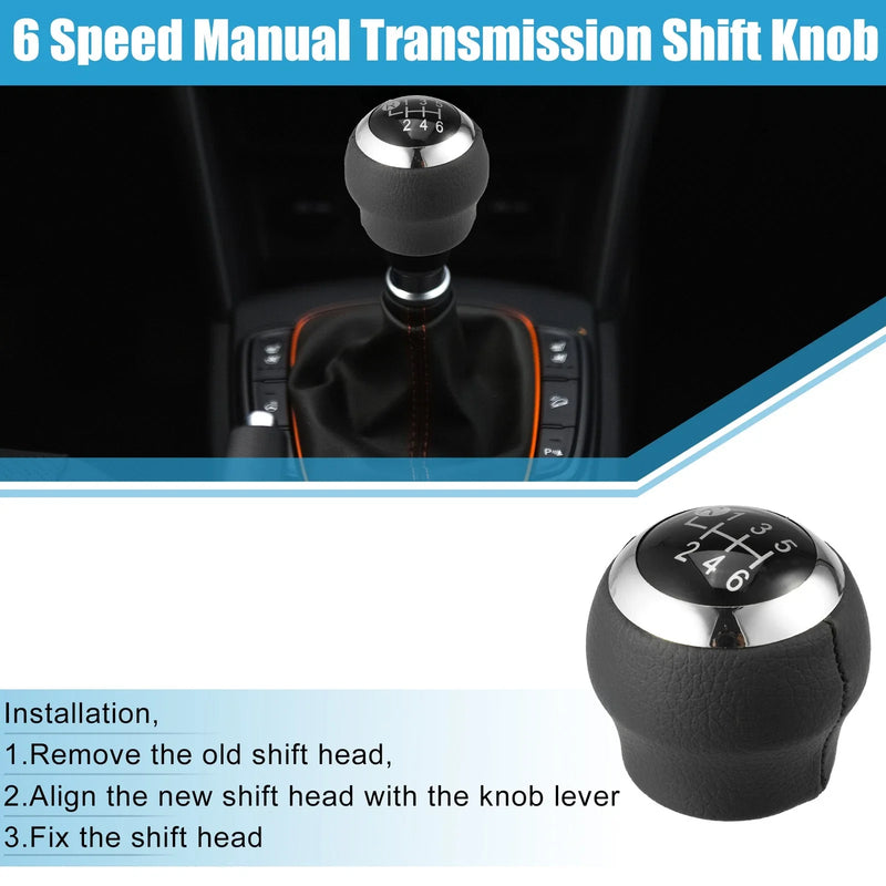 Toyota Corolla 6-Speed Manual Shift Knob - Plastic Black