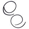 Honda Fit Jazz Black L+R Roof Molding Seal Strips (2009-2014)