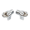 Harley Dyna Sportster Softail Chrome 2" Straight Handlebar Risers