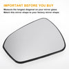 Ford Mondeo Left Side White Heated Mirror Glass (2014-2022)