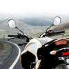 ATV Scooter Rear View Side Mirrors / 10mm / 7/8"-22mm Handlebar Clamp